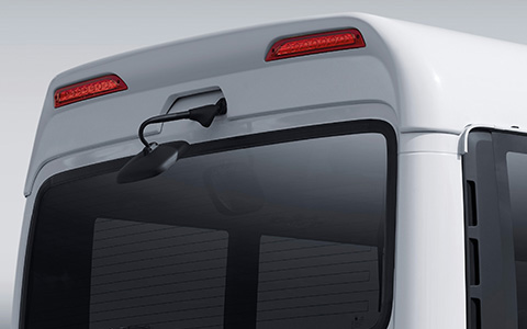 Aerodynamic Rear Roof Spoiler