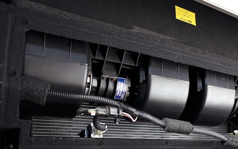 Sub heater under the floor