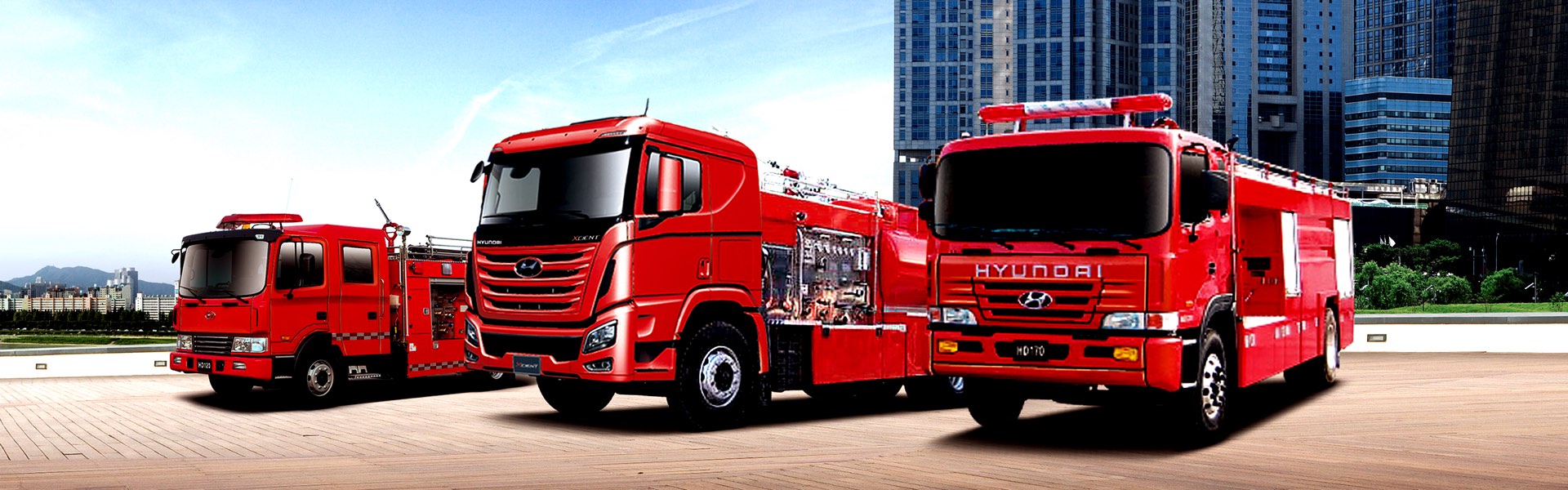 Fire fighting truck